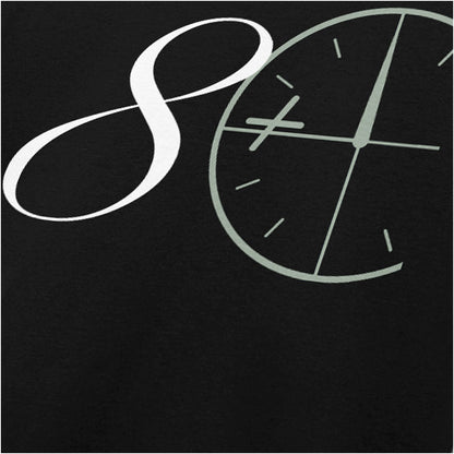 “‘8+ Club’ close up T-shirt in black from The IT Crowd”