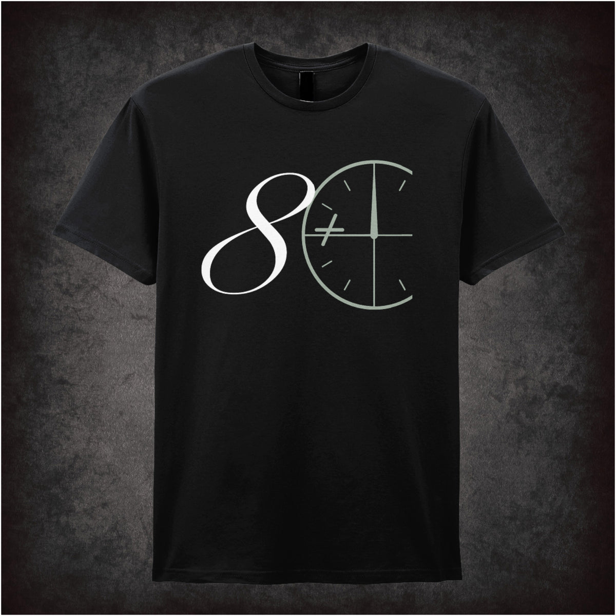 “‘8+ Club’ T-shirt in black from The IT Crowd”