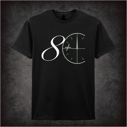 “‘8+ Club’ T-shirt in black from The IT Crowd”