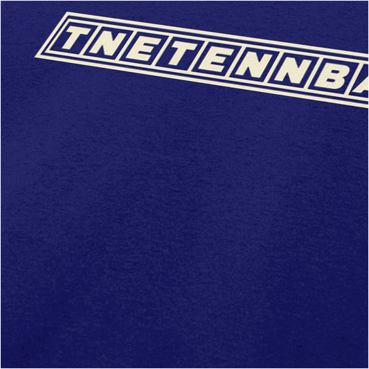 “‘TNETENNBA’ close up T-shirt in navy from The IT Crowd”