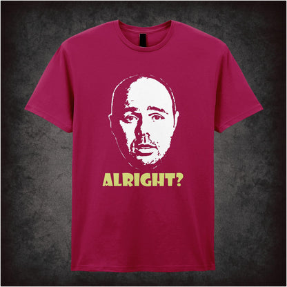 Alright? – Cult British Comedy Graphic T-Shirt