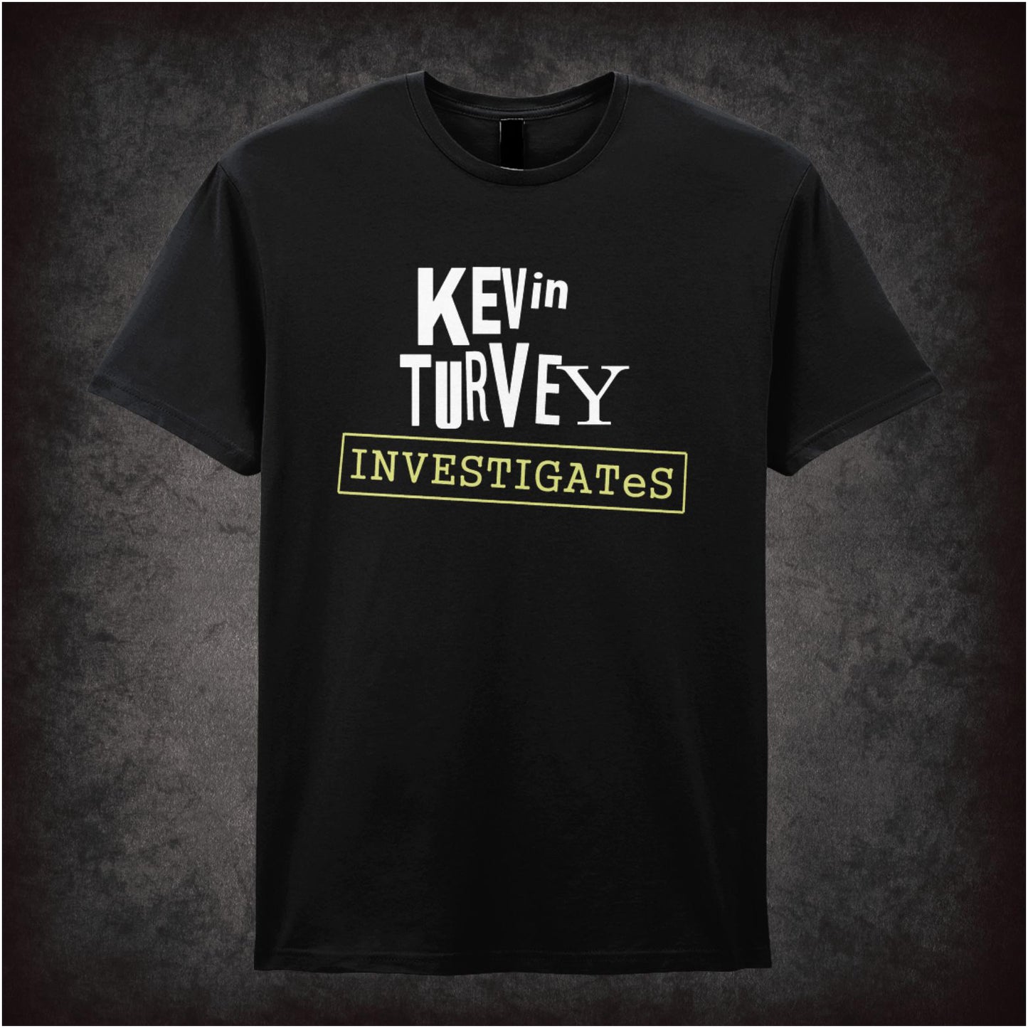 “‘Kevin Turvey Investigates’ T-shirt from Kevin Turvey (Rik Mayall)”