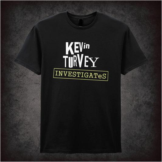 “‘Kevin Turvey Investigates’ T-shirt from Kevin Turvey (Rik Mayall)”