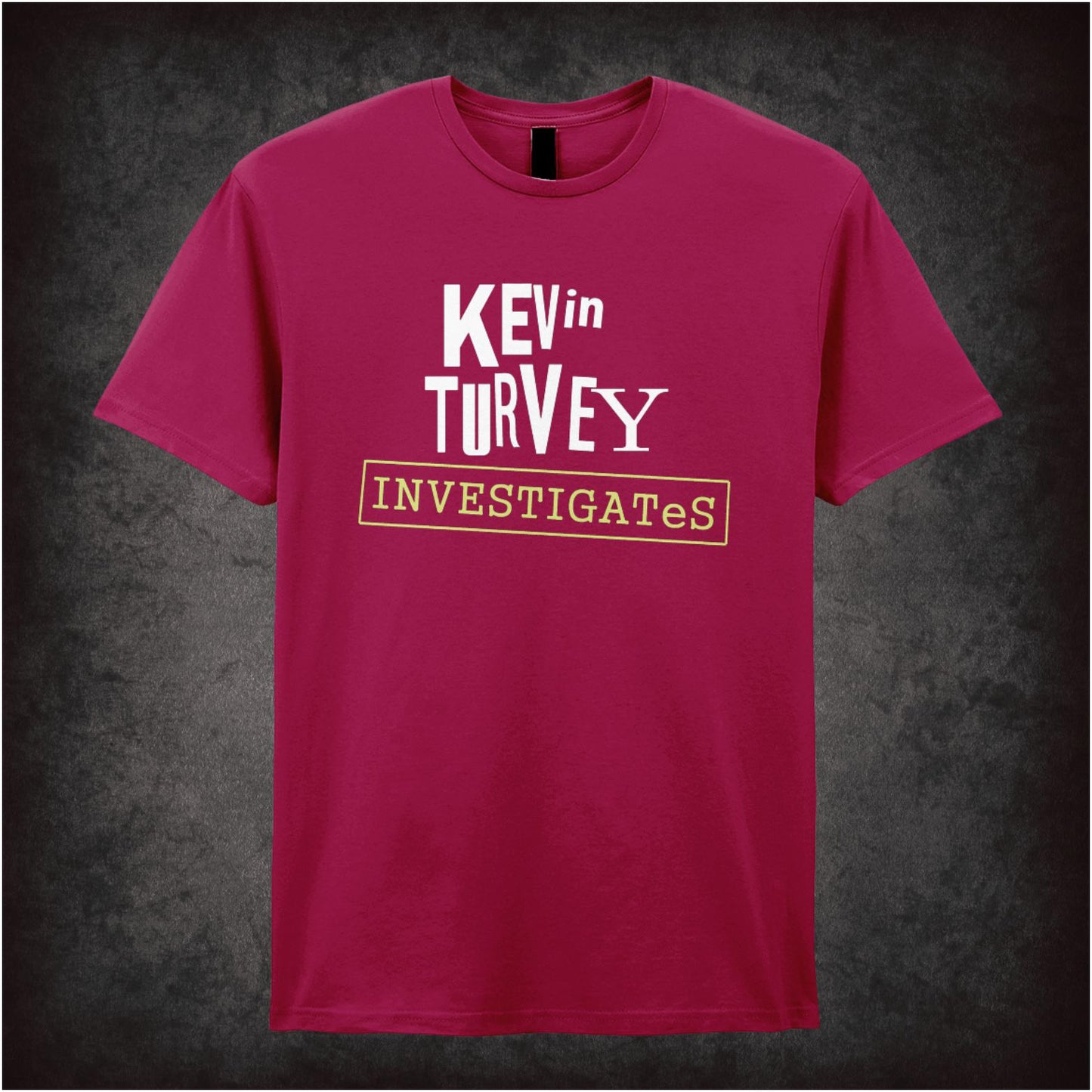 Kevin Turvey Investigates – Cult British Comedy Graphic T-Shirt