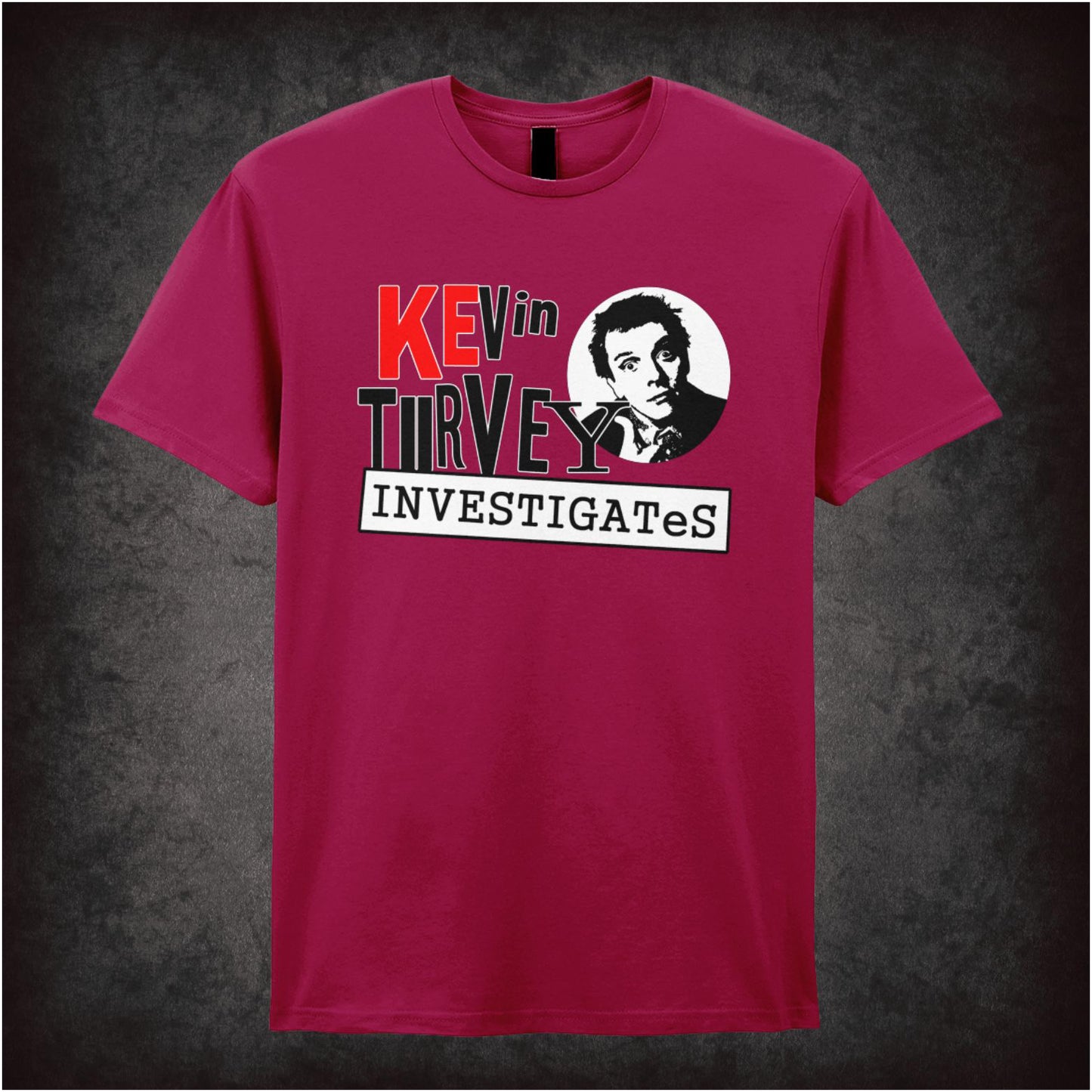 Kevin Turvey Investigates – Cult British Comedy Graphic T-Shirt