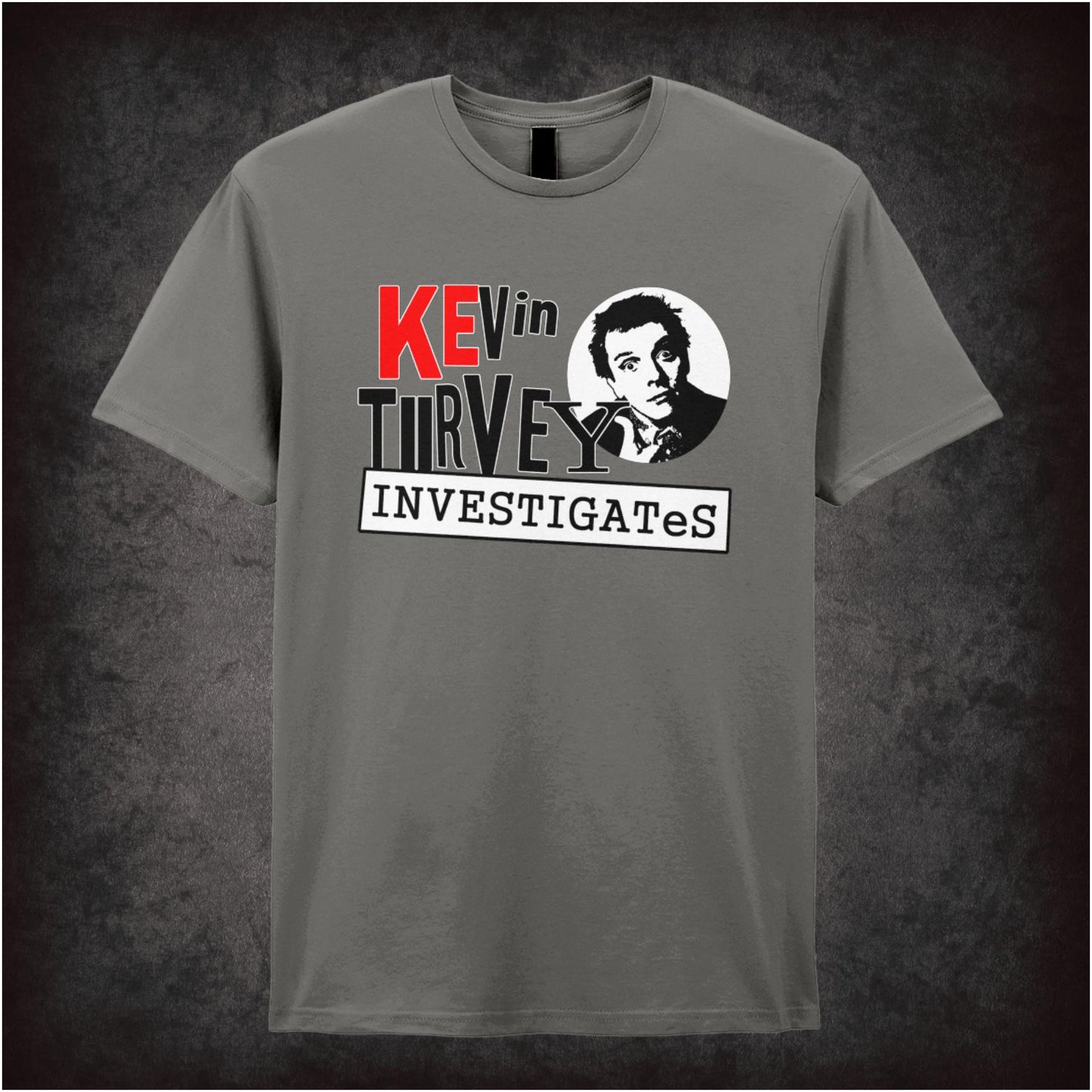 Kevin Turvey Investigates – Cult British Comedy Graphic T-Shirt