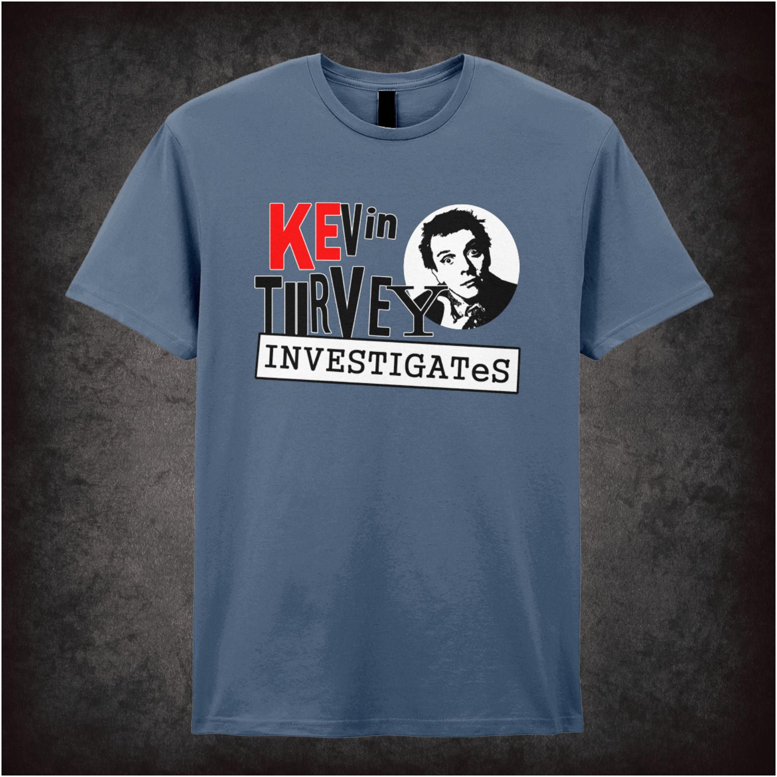 “‘Kevin Turvey Investigates’ T-shirt from Kevin Turvey (Rik Mayall)”