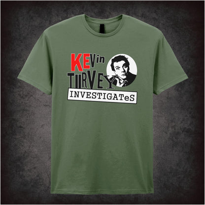 Kevin Turvey Investigates – Cult British Comedy Graphic T-Shirt