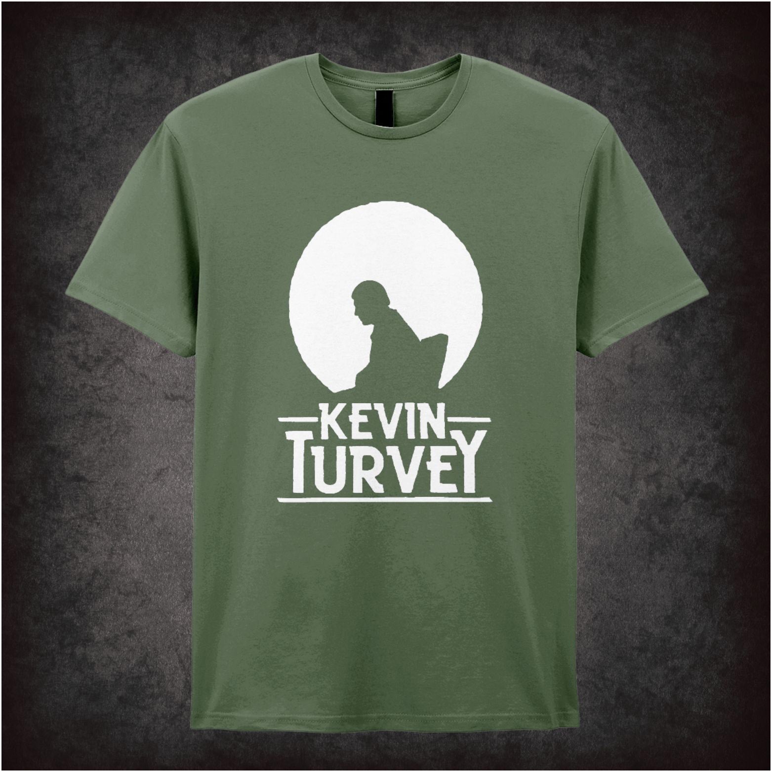 “‘Kevin Turvey silhouette’ T-shirt from Kevin Turvey (Rik Mayall)”