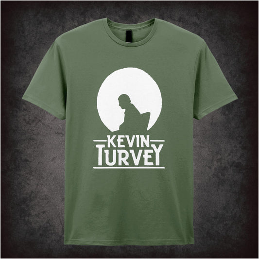 “‘Kevin Turvey silhouette’ T-shirt from Kevin Turvey (Rik Mayall)”