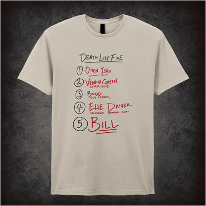 Death List Five – Softstyle Unisex Graphic T-Shirt