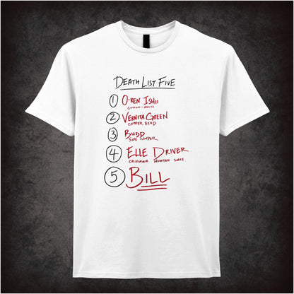 Death List Five – Softstyle Unisex Graphic T-Shirt