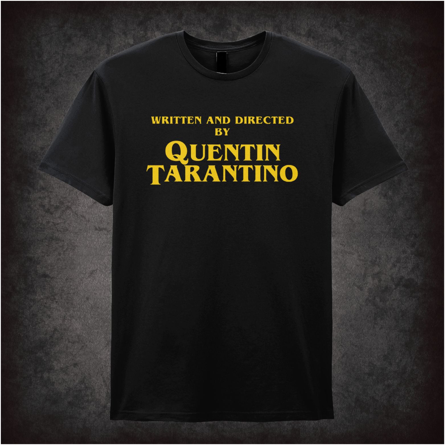Written and Directed by Quentin Tarantino inspired unisex T-shirt with graphic design
