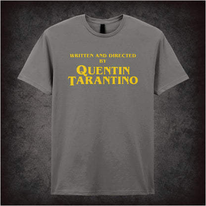 Written and Directed by Quentin Tarantino – Softstyle Unisex Graphic T-Shirt