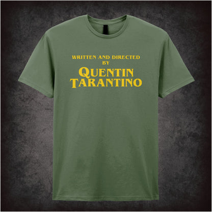 Written and Directed by Quentin Tarantino – Softstyle Unisex Graphic T-Shirt