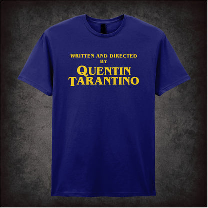 Written and Directed by Quentin Tarantino – Softstyle Unisex Graphic T-Shirt
