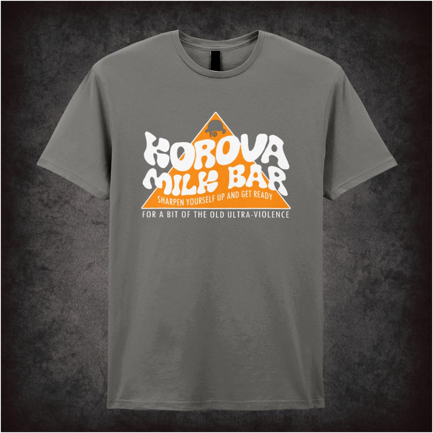 Korova Milk Bar ‘ultra-violence’ slogan T-shirt from A Clockwork Orange