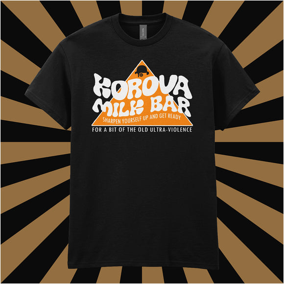 Korova Milk Bar - A Clockwork Orange Inspired Unisex T Shirt