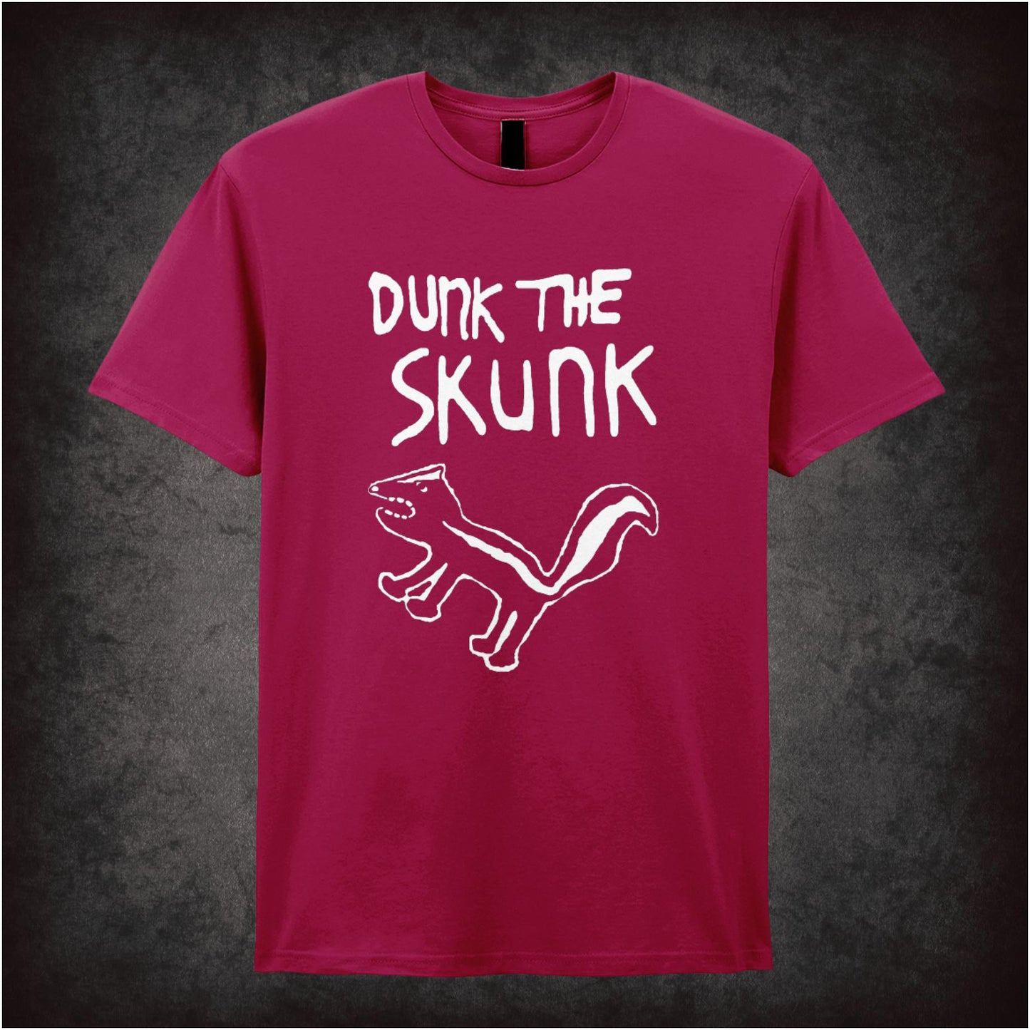 Dunk The Skunk – Cult TV Comedy Graphic T-Shirt