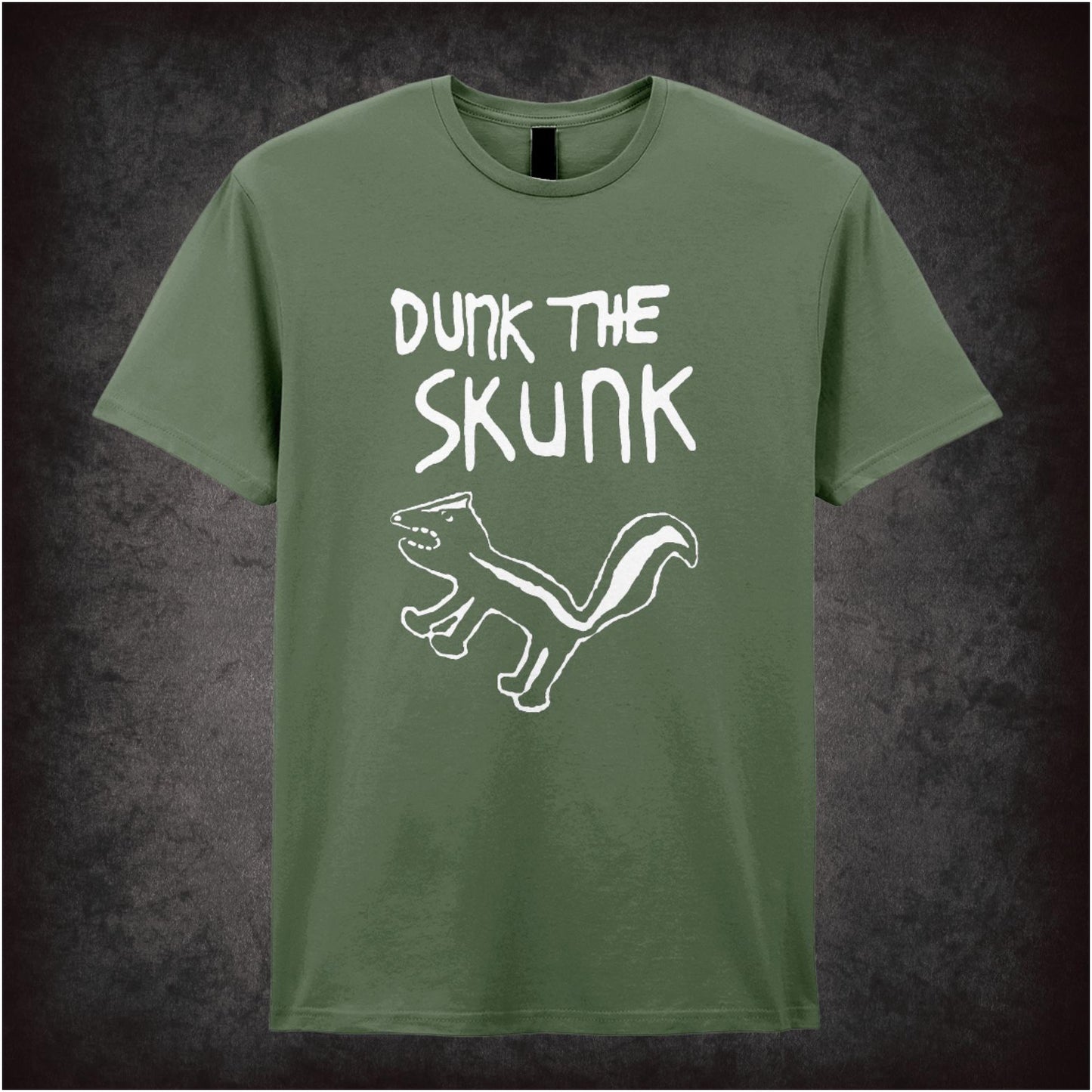 Dunk The Skunk – Cult TV Comedy Graphic T-Shirt