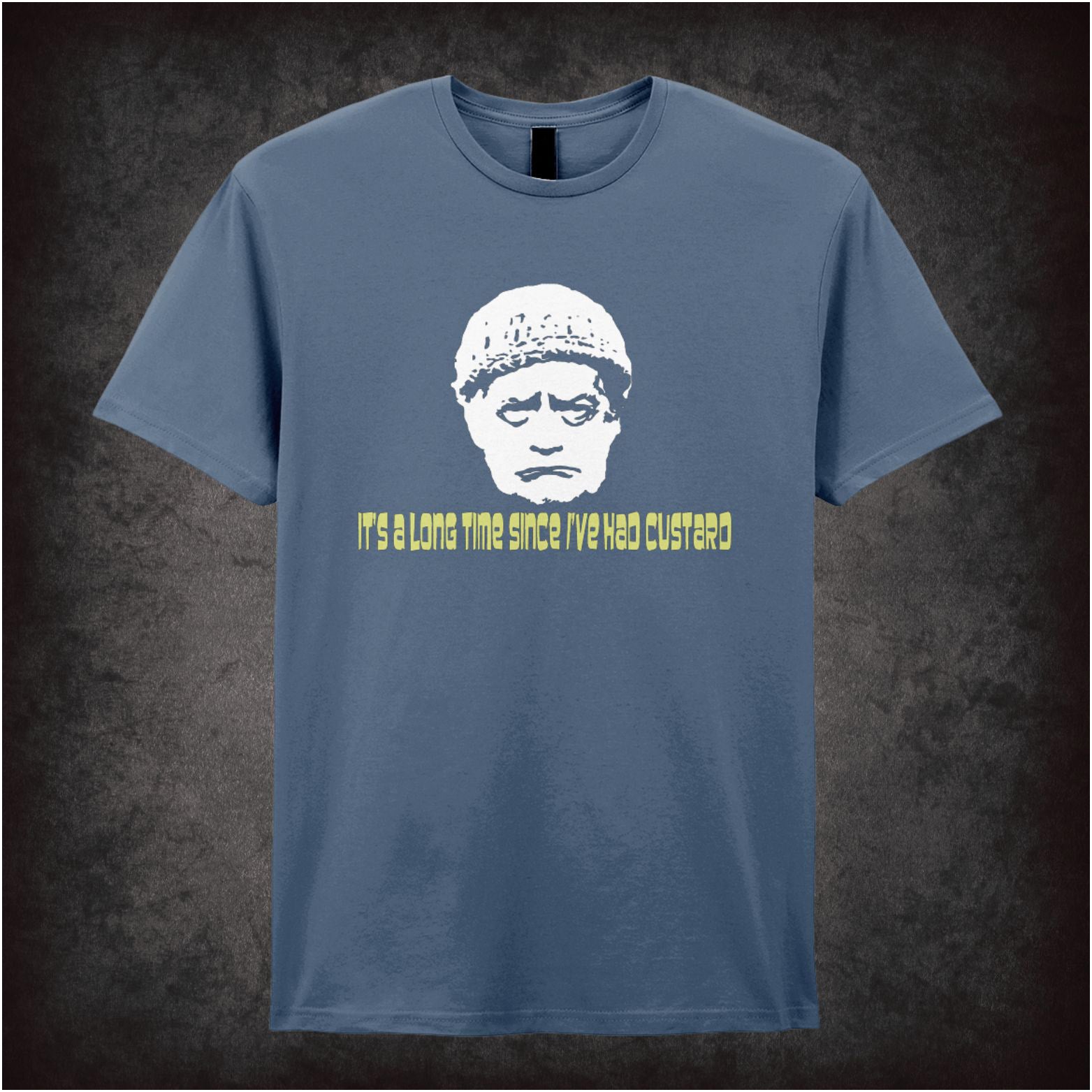 “Compo ‘It’s a long time since I’ve had custard’ T-shirt from Last of the Summer Wine”