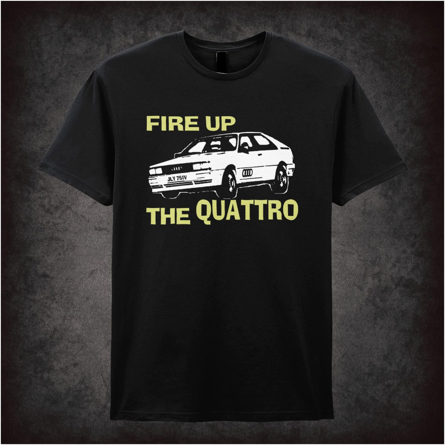 Fire Up The Quattro – Cult British TV Drama Graphic T-Shirt
