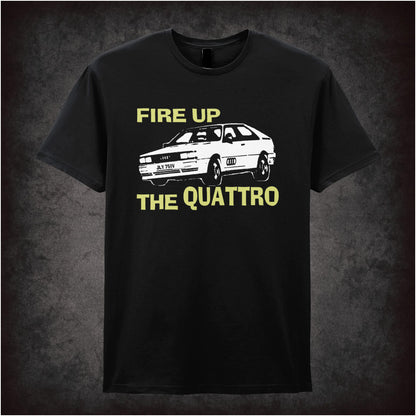 Fire Up The Quattro – Cult British TV Drama Graphic T-Shirt