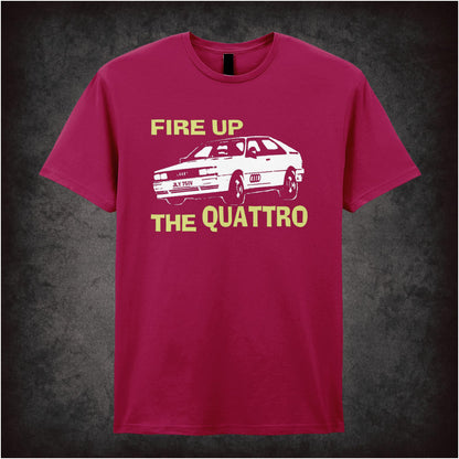 Fire Up The Quattro – Cult British TV Drama Graphic T-Shirt