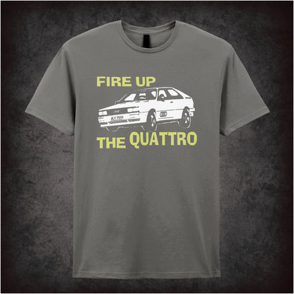 Fire Up The Quattro – Cult British TV Drama Graphic T-Shirt