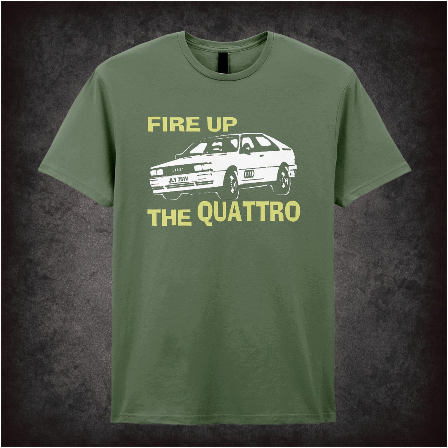 Fire Up The Quattro – Cult British TV Drama Graphic T-Shirt