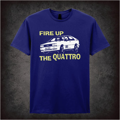 Fire Up The Quattro – Cult British TV Drama Graphic T-Shirt