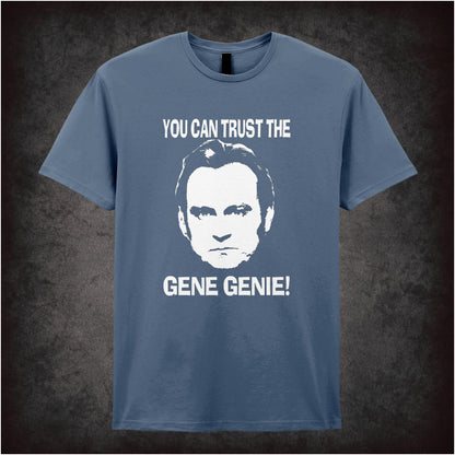 You Can Trust The Gene Genie – Cult British TV Drama Graphic T-Shirt