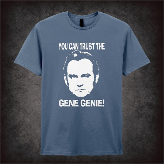 You Can Trust The Gene Genie – Cult British TV Drama Graphic T-Shirt