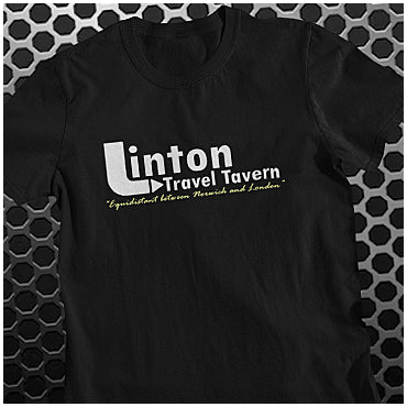 Linton Travel Tavern Equidistant Between Norwich And London - Alan Partridge Inspired Unisex T Shirt