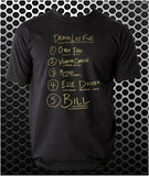 Death List Five - Kill Bill Inspired Unisex T Shirt