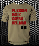 Plissken Hauk Cabbie Hellman 1988 - Escape From New York Inspired Unisex T Shirt