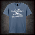 MJ-12 Majestic Twelve – Cult UFO Conspiracy Graphic T-Shirt