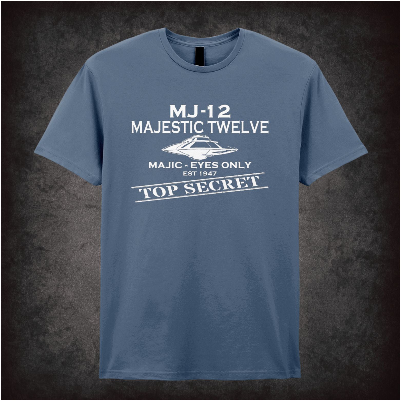 “MJ-12 Majestic Twelve” UFO top secret T-shirt