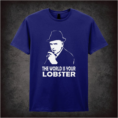 “Arthur Daley ‘The world is your lobster’ T-shirt from Minder”