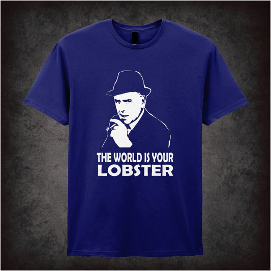 “Arthur Daley ‘The world is your lobster’ T-shirt from Minder”