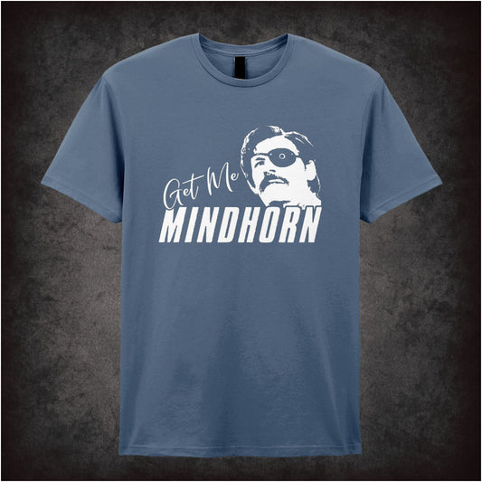 Get Me Mindhorn inspired unisex T-shirt with graphic design 