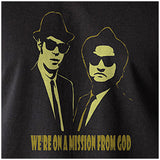 We're On A Mission From God - The Blues Brothers Inspired Unisex T Shirt