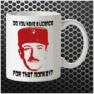 Do You Have A Licence For That Monkey? - The Pink Panther Inspired Mug