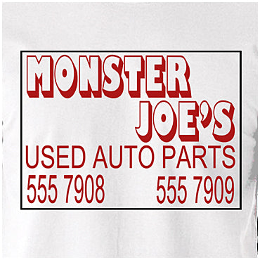 Monster Joe's Used Auto Parts - Pulp Fiction Inspired Unisex T Shirt