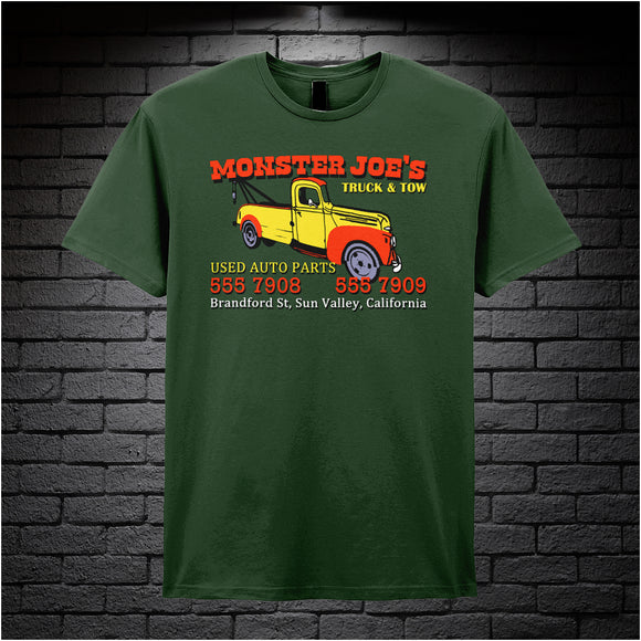 Monster Joe's Used Auto Parts - Pulp Fiction Inspired Unisex T Shirt