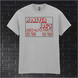 Monster Joe's Used Auto Parts - Pulp Fiction Inspired Unisex T Shirt
