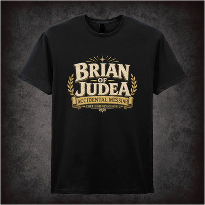 ‘Brian of Judea' quote T-shirt in black from Monty Python’s Life of Brian