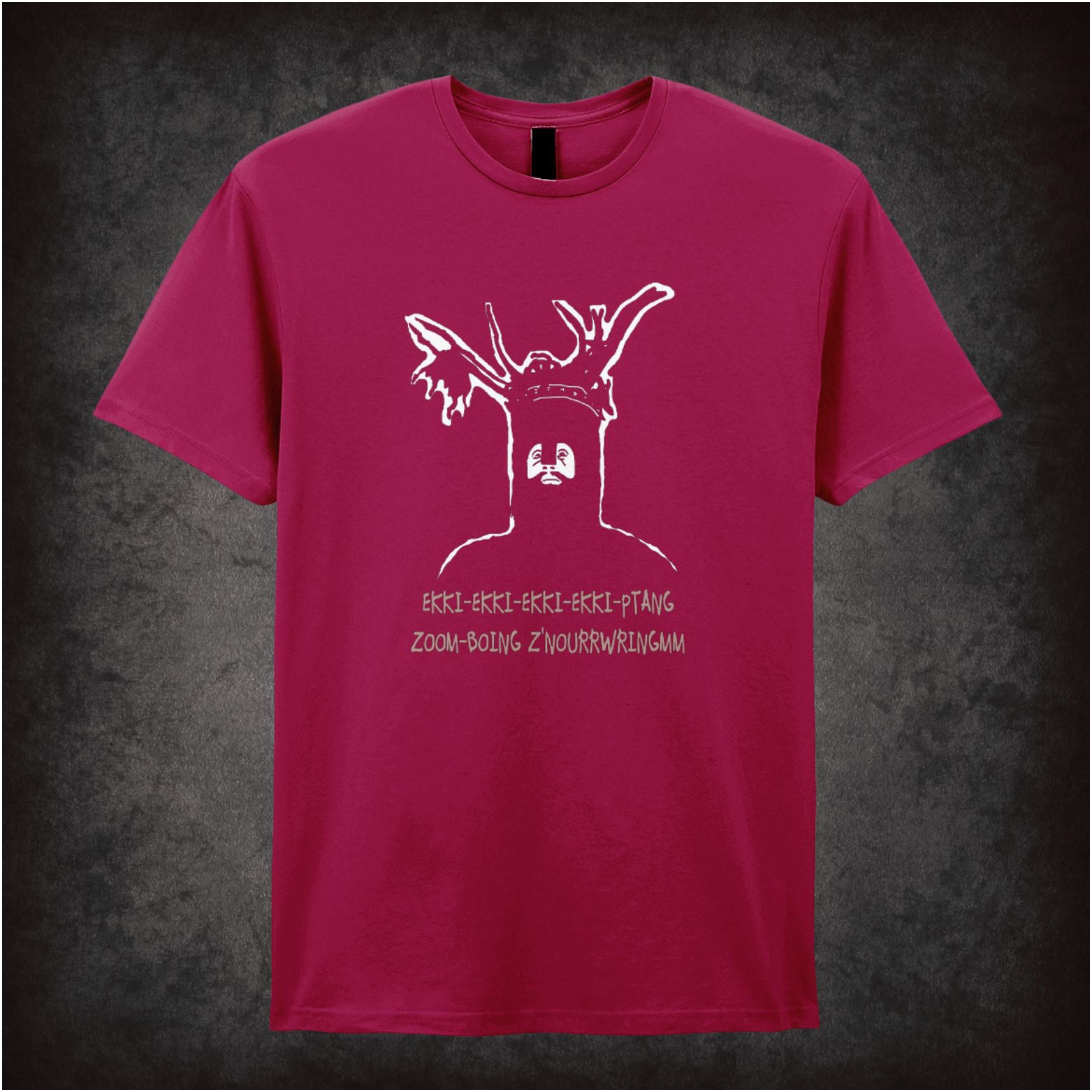 Monty Python and the Holy Grail The Knights Who Say Ekki-Ekki-Ptang-Zoom-Boing-Znourrwringmm inspired unisex T-shirt with graphic design