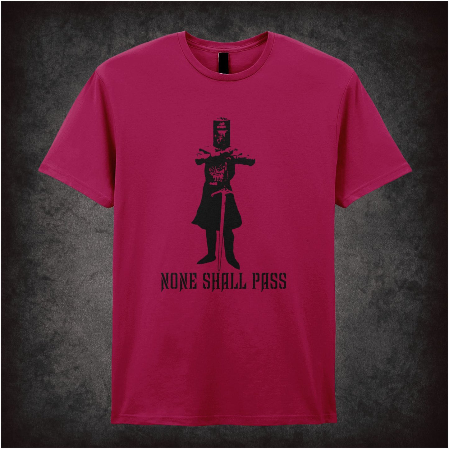 None Shall Pass – Softstyle Unisex Graphic T-Shirt