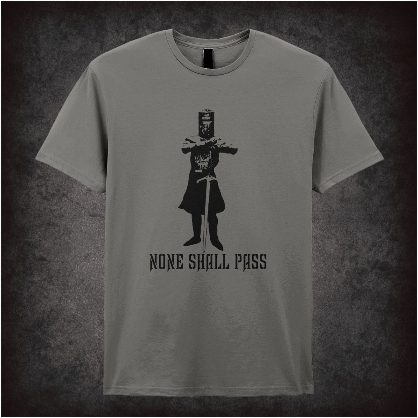 None Shall Pass – Softstyle Unisex Graphic T-Shirt